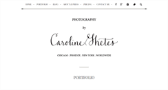 Desktop Screenshot of carolineghetes.com