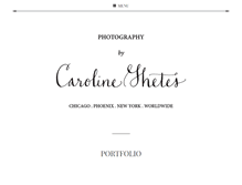 Tablet Screenshot of carolineghetes.com